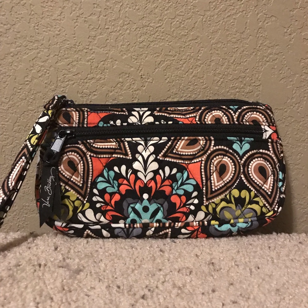 Vera Bradley Floral Print Wristlet/Purse